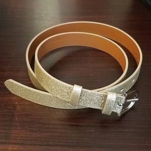 Gold Glitter Belt